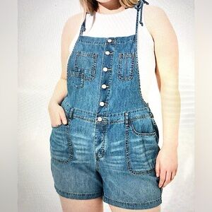 Torrid Blue Denim Women Jeans Overalls